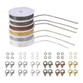 thumbnail image 1 of GUOOL 6 Colors Necklace Chains Jewelry Making Chains with 6 Colors Open Jump Rings and, 1 of 9