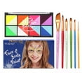 thumbnail image 1 of Watercolor Paint Palette Set Professional Face Split Cakes Multiple Colors, 1 of 8