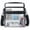 Black, variant on Clear Bag for Stadium Events 12x6x12, Compliant Crossbody Purse with 3 Zipper Pockets, Clear Tote for Concerts & Sports Games