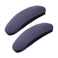 thumbnail image 2 of 2 fundas protectoras para brazos de silla de oficina, para escritorios y sillas de casa. Gris oscuro s, 2 of 9