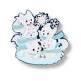 thumbnail image 5 of Personalized Arctic Fox Family of 5 Christmas Ornament 2024 - Our First Christmas Together Ornament, 5 of 9