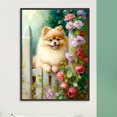 thumbnail image 4 of Pintura de Diamante 5D Wdftyju DIY Taladro Redondo Completo Flor Señorial Decoración del Hogar 30x40cm, 4 of 9