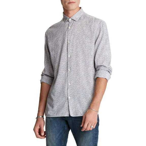 John Varvatos Star USA Men's Misty Ross Slim Fit Button Down Shirt Size L