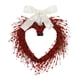 thumbnail image 2 of Corona de corazón para San Valentín, artificial, romántica, para colgar en la pared, 17 pulgadas, regalo Rojo, 2 of 7