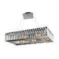 thumbnail image 2 of 11707-010-FR001-Allegri Lighting-Baguette - Eight Light Rectangular Pendant   Chrome Finish with Firenze Clear Crystal, 2 of 2
