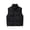 Black, variant on Fall Winter Women Sleeveless Duster Waistcoat Solid Zip up Warm Outerwear with Pocket