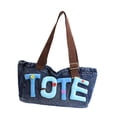 thumbnail image 2 of Bolso tote ligero, moderno, clásico, tipo shopper, bolso de hombro para fiestas y viajes. Azul oscuro, 2 of 9