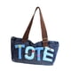 thumbnail image 2 of Bolso tote de mezclilla ligero, bolso de hombro informal de mezclilla para mujer, ideal para fiestas, y trabajo. Azul oscuro, 2 of 8