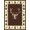 Brown Multi, Pattern 8, variant on Design&I 8'x10' Washable Area Rug Extra Large Skid-Resistant Low Profile Deer Hunting Woodland Scene With Bear Paw Print And Antler Accents for Living Room, Family