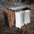 thumbnail image 2 of Outdoor Stove Windscreen Silver Foldable Panels 1 Set 9.4X3.4X0.8In, 2 of 6
