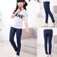 thumbnail image 3 of Kids Girls Casual Denim Long Pants Children Jeans Pencil Pants 3-12Y, 3 of 4