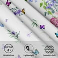 thumbnail image 3 of Spring Flower Tablecloth Round 60 Inch Spring Floral Tablecloths Watercolor Butterfly Flower Table Cloth Round Farmhouse Wildflowers Tablecloths Washable Table Cover for Indoor Outdoor Table Decor, 3 of 6