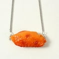 thumbnail image 2 of Chicken Wing Necklace,Ugly Necklace for Womenchicken Wing,Imitation Food Nugget Fried Pendant Themed Gifts Jewelry, 2 of 8