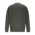 thumbnail image 7 of Windbreaker Jackets for Men Zip Up Men's Solid Color Casual Hoodless Long Sleeved Jacket Zipper Cardigan Blouse Tops Green L, 7 of 7