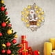 thumbnail image 2 of Guirnalda de luces navideñas de Papá Noel para otoño, bodas, cumpleaños, Halloween, Acción de Gracias, Navidad, decoración navideña de 20 pulgadas, 2 of 9
