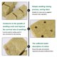 thumbnail image 5 of EeaseMX 18 unidades de 1,5 pulgadas de lana mineral hidropónica sin suelo para cultivo de hortalizas, herramientas de jardinería, bloque de plántulas para plantar con humedad (verde claro), 5 of 7