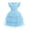 Light Blue, variant on Arshiner Toddler Tutu Dress Girls Fluffy Summer Dresses Casual Black Funeral Tulle Dress