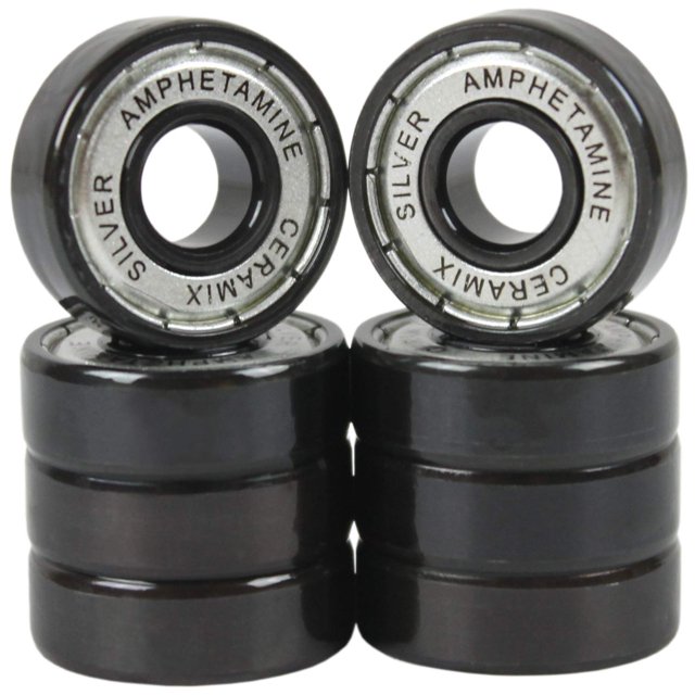 Roulements en Céramique pour Longboard AMPHETAMINE Argent Rapide!