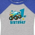 thumbnail image 4 of Inktastic 1st Birthday Monster Truck Boys Baby Bodysuit, 4 of 5