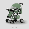thumbnail image 4 of Carriola de Bebé Plegable Ultra Premium AOKU Verde, 4 of 9