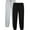 Grey Heather/Black, variant on Lee Boys Sweatpants - 2 Pack Basic Cozy Active Fleece Jogger Pants with Pockets (4-20)