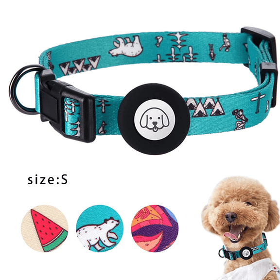 GASTROPOD Cat Collar,Soft Adjustable Pet Collar for Small Dogs and Kittens,Airtag Holder Training Collar for Daily Walks and Travel