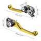 thumbnail image 3 of 1 Par Moto Embrague Freno Palancas Ajustables Plegables Dorado Tono Unique Bargains palancas de freno para deportes motorizados, 3 of 6