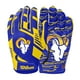 thumbnail image 1 of Guantes de fútbol Wilson Nfl Stretch Fit - Adulto Los Angeles Rams, 1 of 1