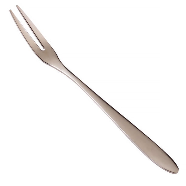 Wosthever Tenedor de fruta de acero inoxidable, tenedores de postre de pastel dorado, Mini tenedor encantador usado para pastel en fiesta, Plata