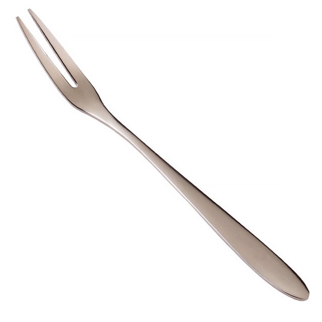 ZheElen Stainless Steel Cocktail Dessert Fork Appetizer Snack Cake Fruit Kitchen Forks Silver 1Set