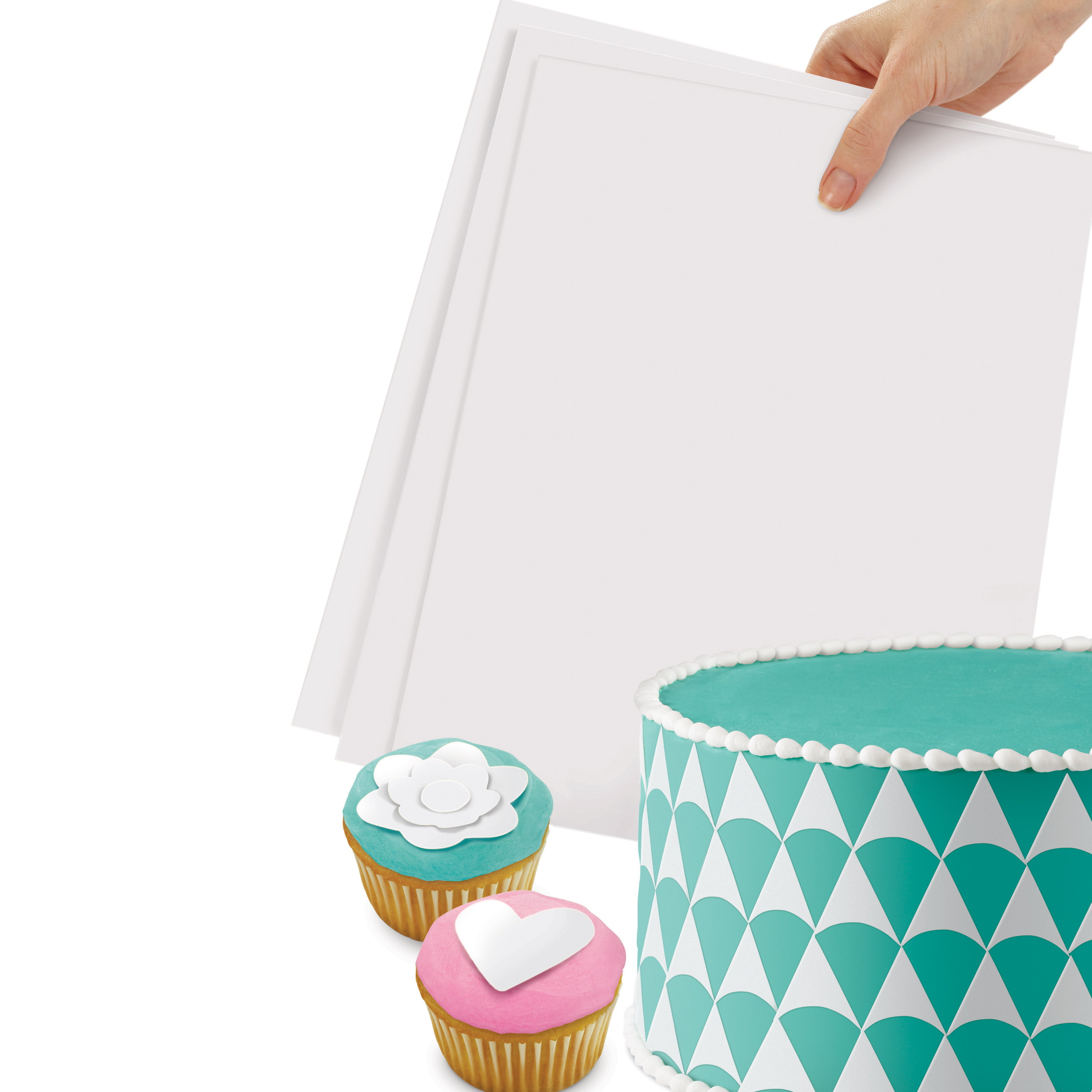 Wilton White Sugar Sheets Edible Decorating Paper - 0.85 oz. - Cake  Decorating Supplies