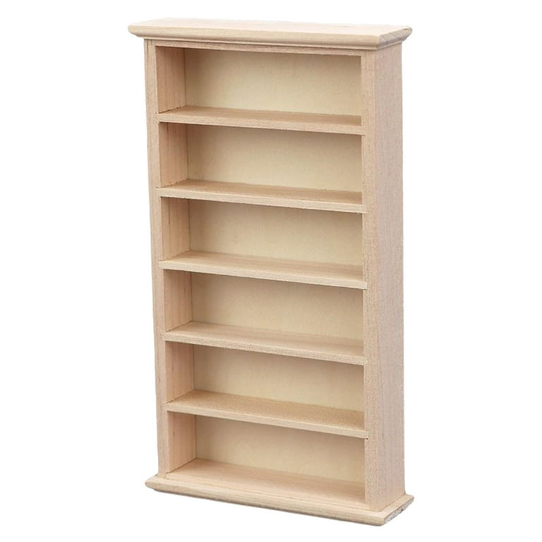 1 12 Dollhouse Miniature Bookcase Dollhouse Furniture Accessory 6