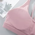 thumbnail image 2 of Tnhcen Sports Bras Cozy Hollow Out Beautiful Back Elasticity Yoga Bra Large Size Underwear Plus Size Bralettes for Women Push Up Bras for Women Underwear Women, XL, 2 of 9
