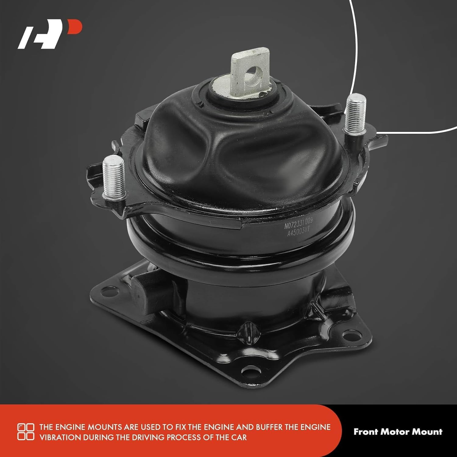 A-Premium Engine Motor Mount Set of 3 Compatible with Honda Pilot 2016-2022, Passport 2019-2022, Ridgeline 2017-2022, V6 3.5L