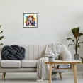 thumbnail image 3 of Stupell Industries Hound Dog Vibrant Splash Animals & Insects Painting Black Framed Art Print Wall Art, 12 x 12, 3 of 9