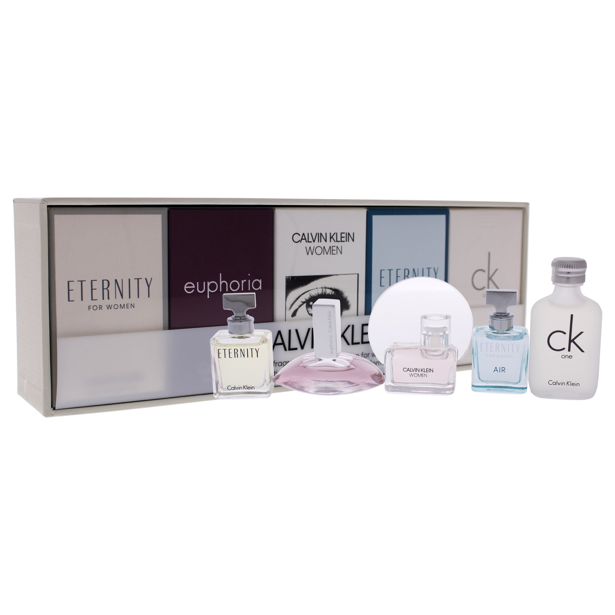 Calvin Klein Mini Perfume Gift Set for Women, 5 Pieces 