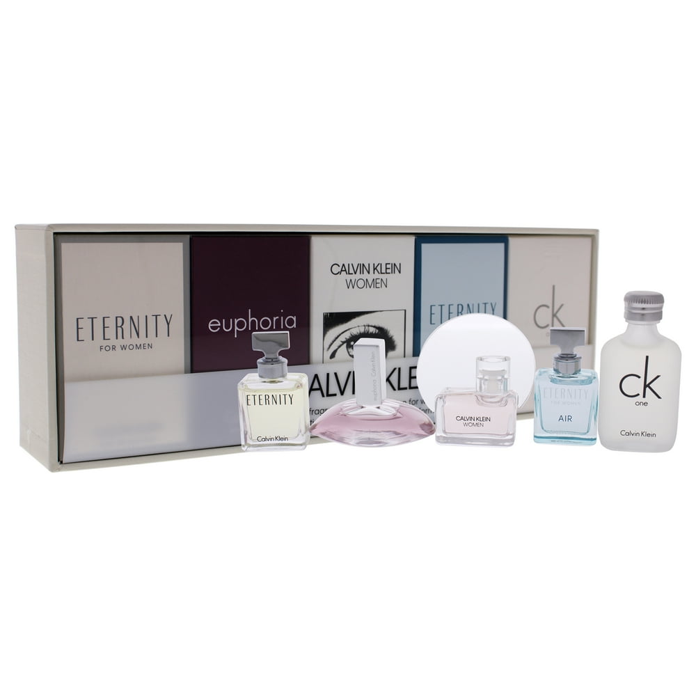 Calvin Klein Calvin Klein Mini Perfume Gift Set for Women, 5 Pieces