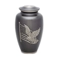 thumbnail image 3 of Urnsdirect2u Aluminum American Pride Adult Urn, 220 cubic inches, 3 of 3