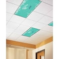 thumbnail image 2 of Fluorescent Light Covers for Ceiling Lights 4 Pack, Sea Turtle Magnetic Ceiling Light Covers 2x4 Feet for Classroom Office School, Teal Coastal Nautical Summer Beach Overhead Drop Ceiling Light Shade, 2 of 7