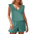 thumbnail image 2 of GZWYHT Womens Swimsuits One Piece Swimsuit Women Women Swim Romper With In Bra And Pockets Full Coverage Bathing Suits Swimsuit Swimsuits for Curvy Women Bathing Suit for Women Blue XXL, 2 of 6