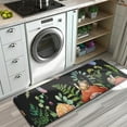 thumbnail image 3 of Red Mushroom Snail Black Pattern Kitchen Rug Mat,Kitchen Runner Rugs Non Skid Washable,Decorative Kitchen Floor Mats for Kitchen,Sink,Laundry,17"x47.2", 3 of 7