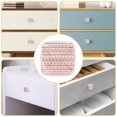 thumbnail image 5 of 4 Pieces Set Drawer Pulls Handle Square Wardrobe Cabinet Knobs with Stainless Steel Screws Furniture Kitchen Decor, 5 of 5