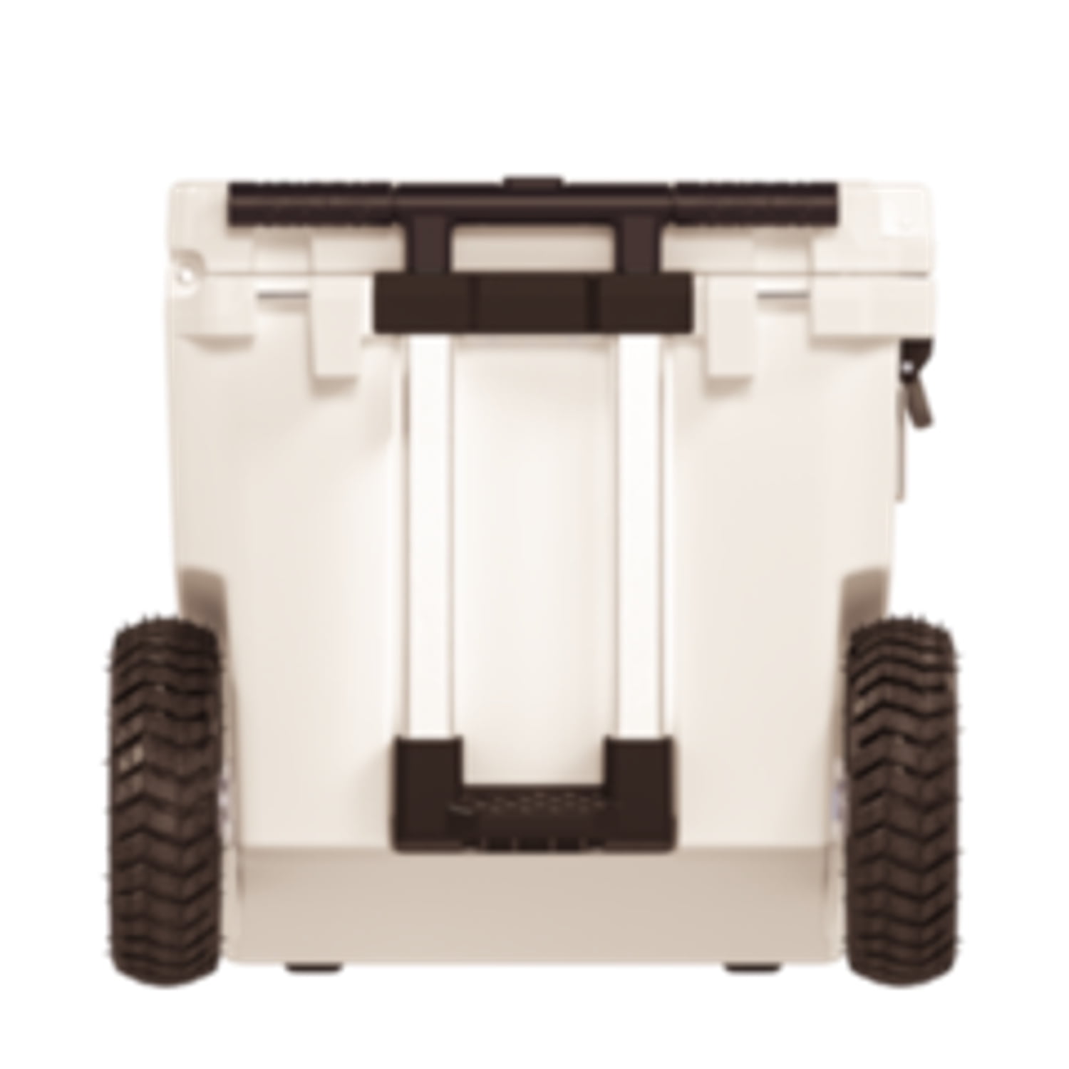 Glacière rigide à roulettes RovR RollR 45 pintes avec poignée télescopique (POUDRE)