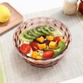 thumbnail image 3 of Hyknon Bento Box Straw Fresh-keeping Bowl With Lid Household Microwaveable Round Bento Box Lunch Bento Lunch Box with Compartment, 3 of 3