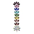 thumbnail image 1 of Decoración De La Etiqueta Engomada De Cristal De Las Mujeres DIY Brillo Tatuaje Para El Carnaval Crazy Night Multicolor Sunnimix Pegatina de cristal de cara, 1 of 8