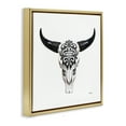 thumbnail image 4 of Stupell Industries Fashion Brand Cow Skull Fashion Painting Gold Floater Framed Canvas Art Print Wall Art, 25 x 25, 4 of 10