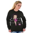 thumbnail image 4 of Betty Fight Breast Cancer Positivity Women Plus Size Sweatshirt Brisco Brands 2X, 4 of 5