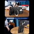 thumbnail image 4 of Poco X5 Pro X4 Pro F5 Pro M4 M5 F3 C40 Estuche rígido para teléfono de armadura pesada a prueba de golpes de lujo con soporte de metal, 4 of 4