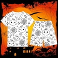 thumbnail image 2 of LIIPEE Halloween Graphic Pajamas For Boys Short Sleeve Tees And Shorts Pajama Set 2 Piece Kids Comfortable Cute Everyday Sleepwear,9-10 Years, 2 of 4