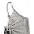 thumbnail image 4 of Vibrant V-Neck Cami Dress Sexy Cut Out Split Hem Sleeveless Flowy Essential, 4 of 14